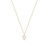 Cervin Blanc Women's Diamond Initial O Necklace In Gold In Gold