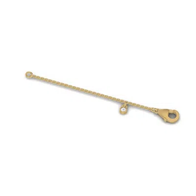 Cervin Blanc Women's Yellow Gold Chain Extender With Diamond