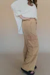 Ces Femme Cassie Cargo Pants In Tan