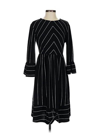Pre-owned Ces Femme Casual Dress In Black
