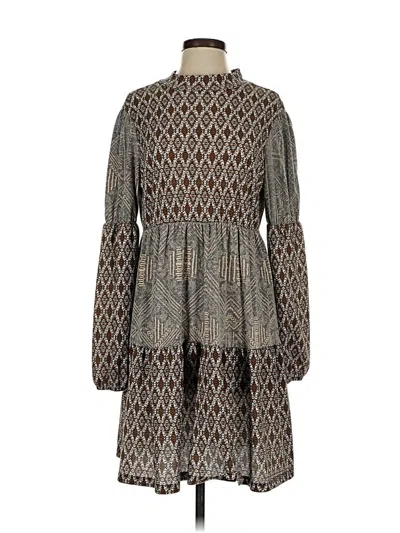 Pre-owned Ces Femme Casual Dress In Brown