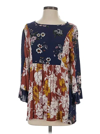 Pre-owned Ces Femme Casual Dress In Burgundy