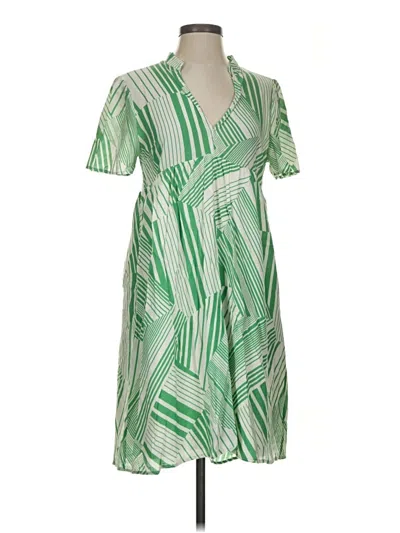 Pre-owned Ces Femme Casual Dress In Green