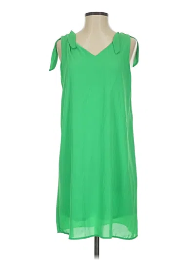 Pre-owned Ces Femme Casual Dress In Green