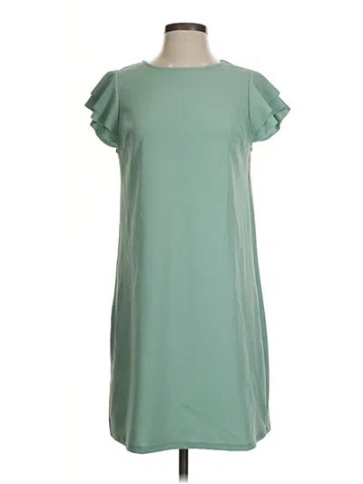 Pre-owned Ces Femme Casual Dress In Green