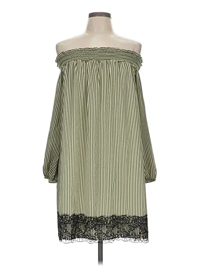 Pre-owned Ces Femme Casual Dress In Green