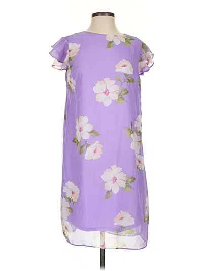 Pre-owned Ces Femme Casual Dress In Purple