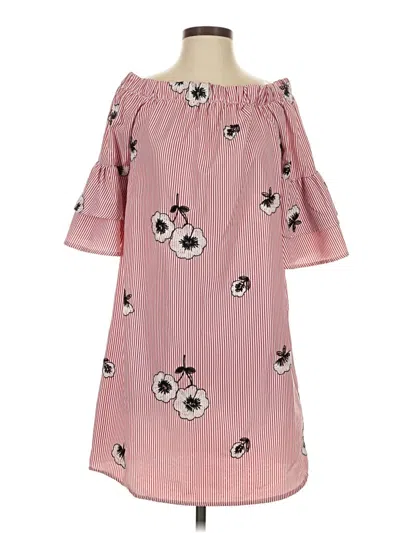 Pre-owned Ces Femme Casual Dress In Red