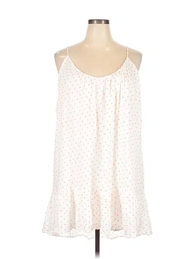 Pre-owned Ces Femme Casual Dress In White