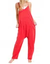 Ces Femme Day In The Life Jumpsuit In Red In Red