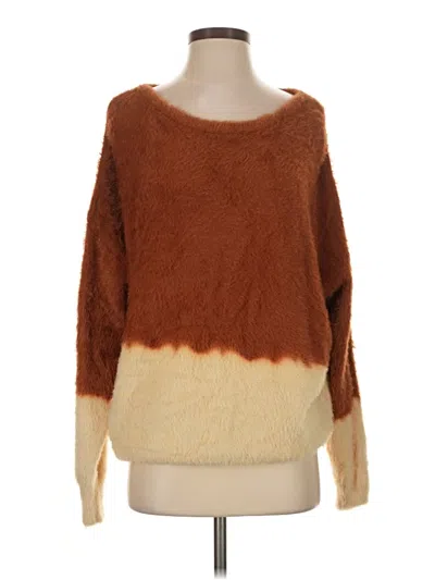 Pre-owned Ces Femme Pullover Sweater In Brown