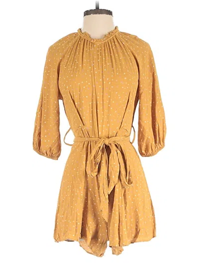 Pre-owned Ces Femme Romper In Gold