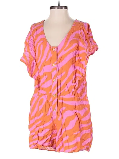 Pre-owned Ces Femme Romper In Orange
