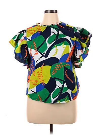 Pre-owned Ces Femme Short Sleeve T-shirt In Green