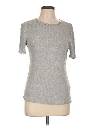 Pre-owned Ces Femme Short Sleeve Turtleneck In Gray