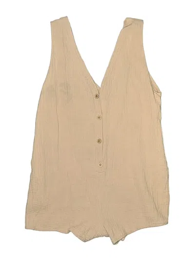 Pre-owned Ces Femme Sleeveless Blouse In Tan