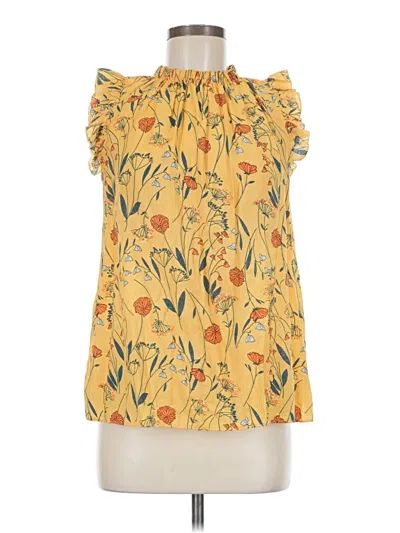 Pre-owned Ces Femme Sleeveless Blouse In Yellow