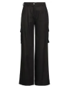 Cesar Casier Woman Pants Dark Brown Size M Polyester, Rayon, Wool In Brown