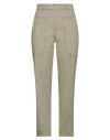 Cesar Casier Woman Pants Khaki Size Xl Organic Cotton In Beige