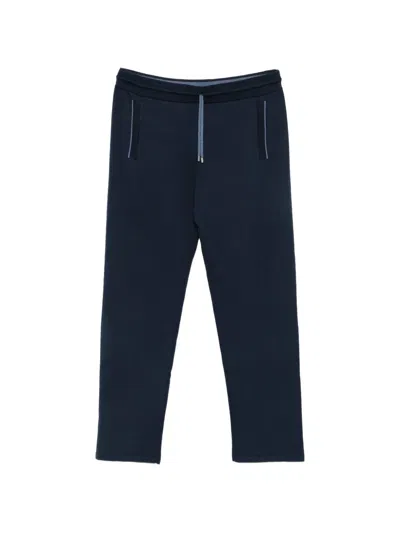 Cesare Attolini Drawstring-waist Track Pants In Blue