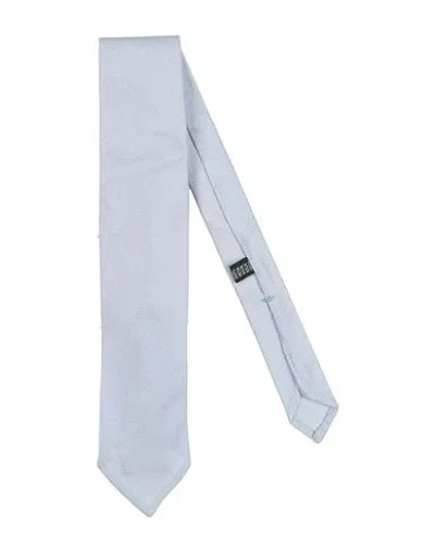 Cesare Attolini Man Ties & Bow Ties Sky Blue Size - Silk
