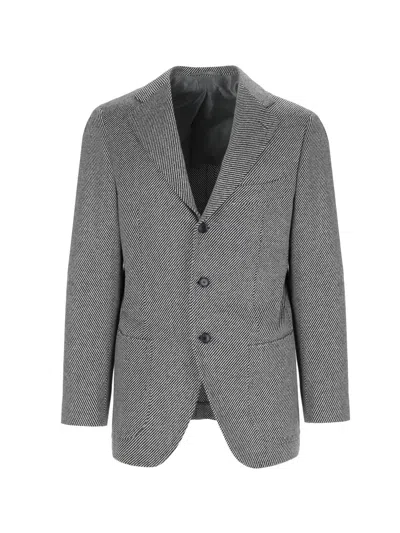 Cesare Attolini Men's 100% Cashmere Jacket In Black