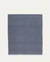 Cesare Attolini Men's Cashmere Tonal Check Scarf In Blue