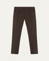 Cesare Attolini Men's Cotton And Cashmere Slim Five-pocket Pants In Brown