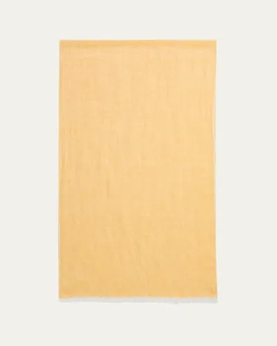 Cesare Attolini Men's Linen, Cashmere, And Silk Scarf In Yellow