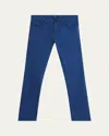 Cesare Attolini Men's Stretch Five-pocket Pants In Blue