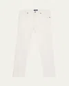 Cesare Attolini Men's Stretch Five-pocket Pants In White