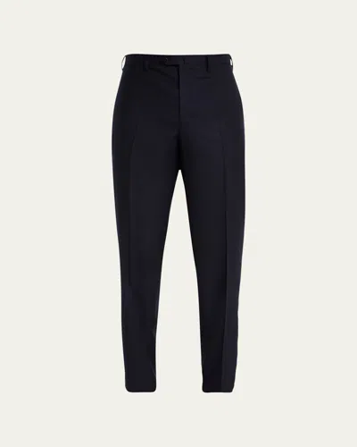 Cesare Attolini Men's Super 150s Wool Pants In Navy