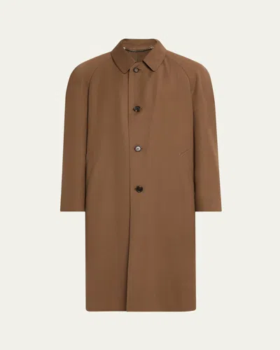 Cesare Attolini Men's Wool-blend Trench Coat