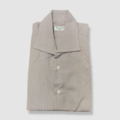 Pre-owned Cesare Attolini Napoli $875  Men's Purple Long Sleeve Dress Shirt Size 16 / 41