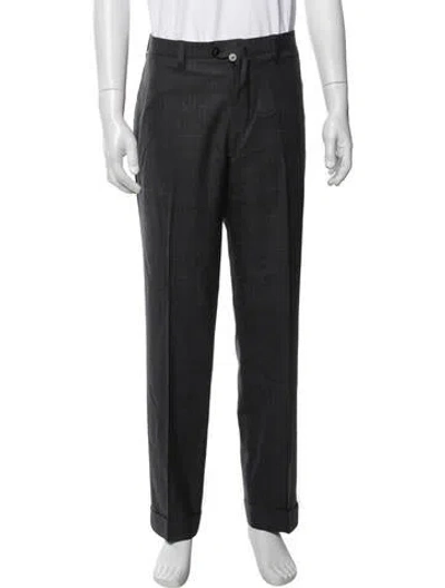 Pre-owned Cesare Attolini Napoli Plaid Print Two-piece Suit In Gray