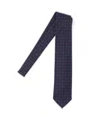 Cesare Attolini Collection Of Slim And Patterned Bow Ties In Blue