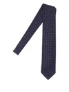 Cesare Attolini Collection Of Slim And Patterned Bow Ties In Blue
