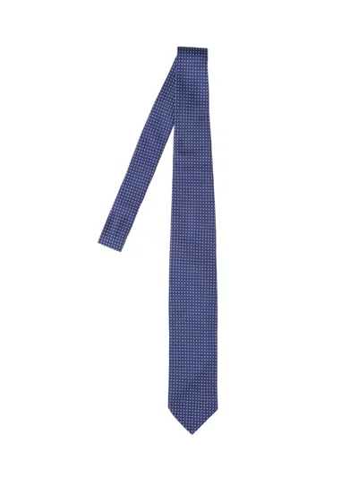 Cesare Attolini Silk Tie In Black