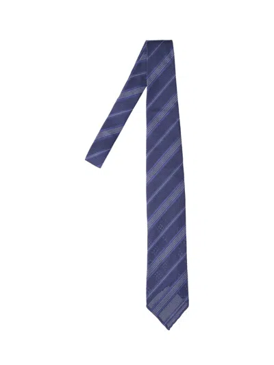 Cesare Attolini Silk Tie In Purple