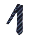 Cesare Attolini Striped Tie In Blue