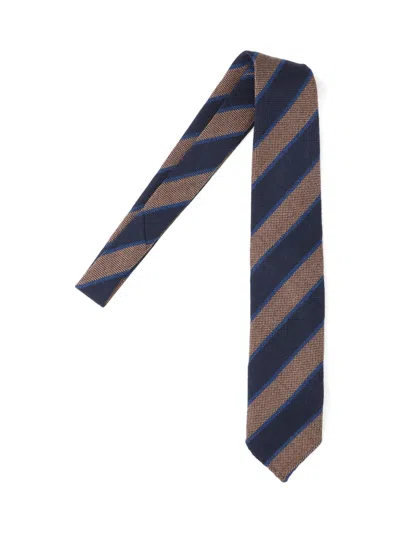 CESARE ATTOLINI STRIPED TIE