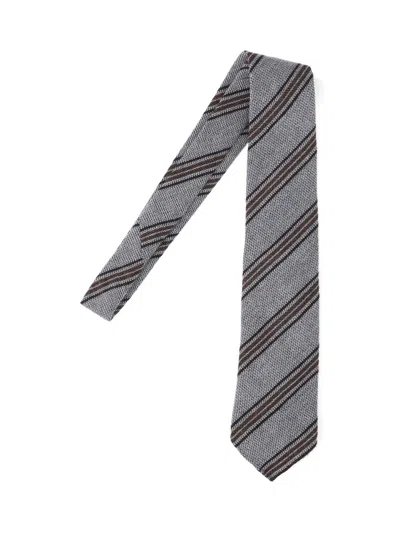CESARE ATTOLINI STRIPED TIE