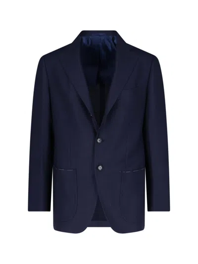 CESARE ATTOLINI TWO-BUTTON BLAZER