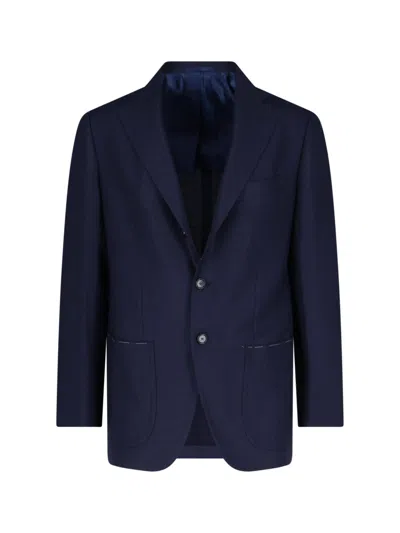 CESARE ATTOLINI TWO-BUTTON BLAZER