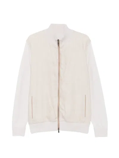Cesare Attolini Zip-up Cardigan In Neutral