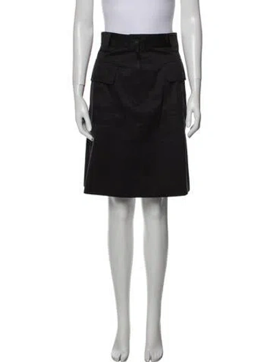 Pre-owned Cesare Fabbri Knee-length Skirt In Black