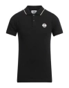 Cesare Paciotti 4us Paciotti 4us Man Polo Shirt Black Size S Cotton, Elastane