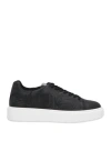 Cesare Paciotti 4us Man Sneakers Black Size 9 Calfskin