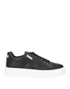 Cesare Paciotti 4us Man Sneakers Black Size 9 Calfskin