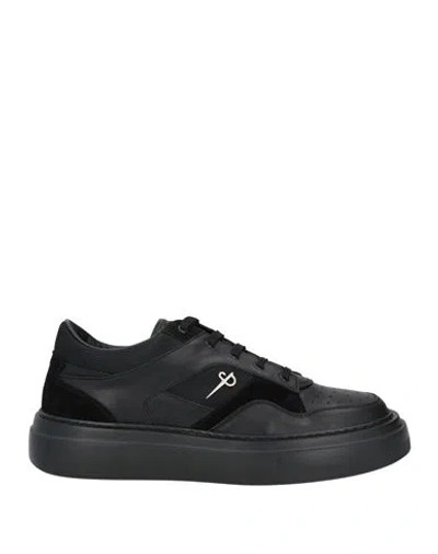 Cesare Paciotti 4us Paciotti 4us Man Sneakers Black Size 9 Calfskin